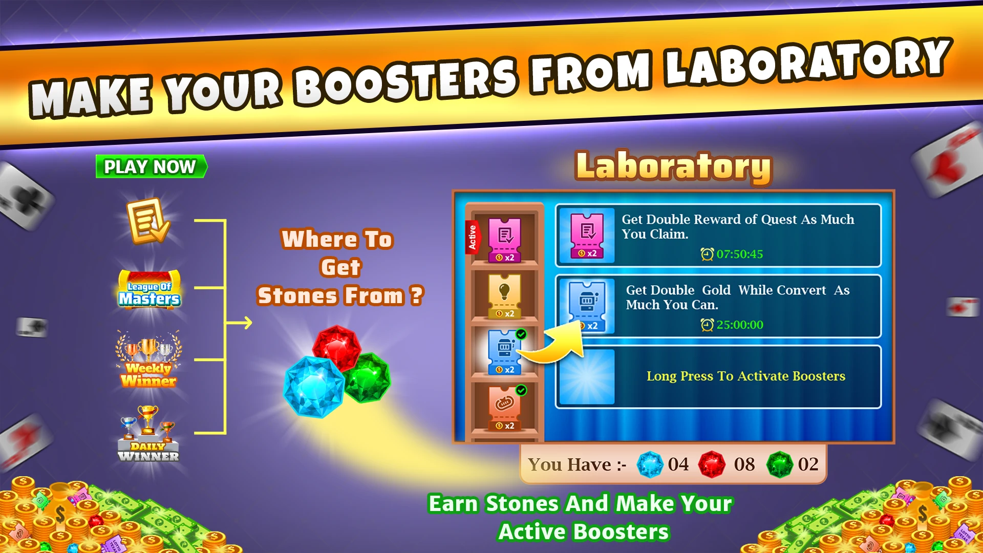 Belote Coinche Online game screenshot